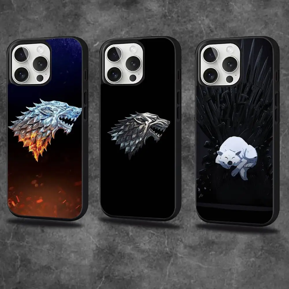 

Winter Coming S-Stark Phone Case For iPhone 16,15,14,13,12,11,Pro,Max,Plus,Mini,SE4,E Magnetic Magsafe Wireless Charging