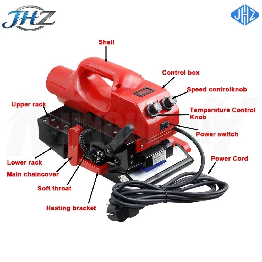 

JHZ for220V Automatic Geomembrane Welding Machine PVC Roll Tunnel Waterproof Board HDPE Double Track Hot Melt Climbing Welding M