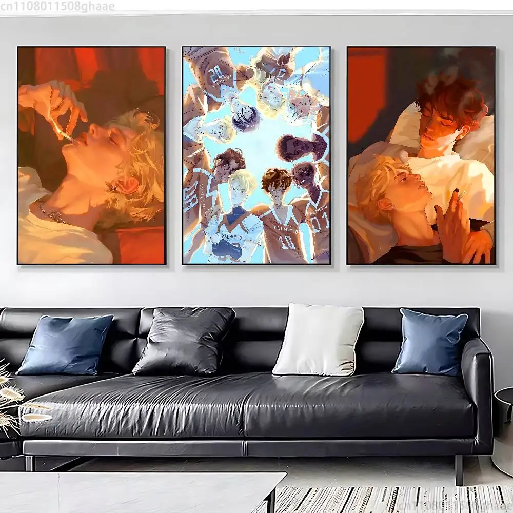 T-The foxhole court new group Poster HD home decor sticky wall waterproof home living room bar aesthetic decor