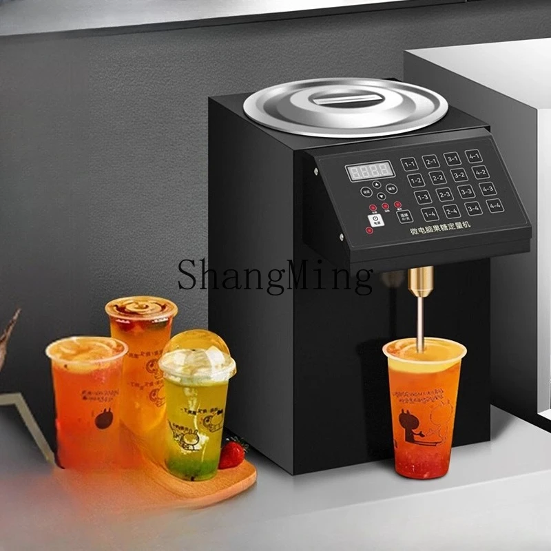 

ZYY commercial milk tea shop special equipment bar counter small constant temperature automatic syrup machine