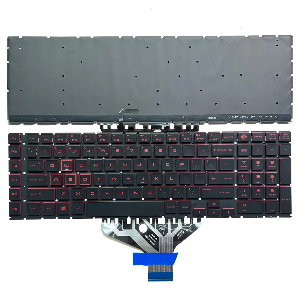 Imagem -03 - Teclado Retroiluminado para hp Omen 17-cb Eua Rgb 17-cb 17-cb1000 17 -- Cb0003xx Cb0006xx Cb0006ng 17-cb0030nr Cb0050nr Cb0090nr Cb1070nr