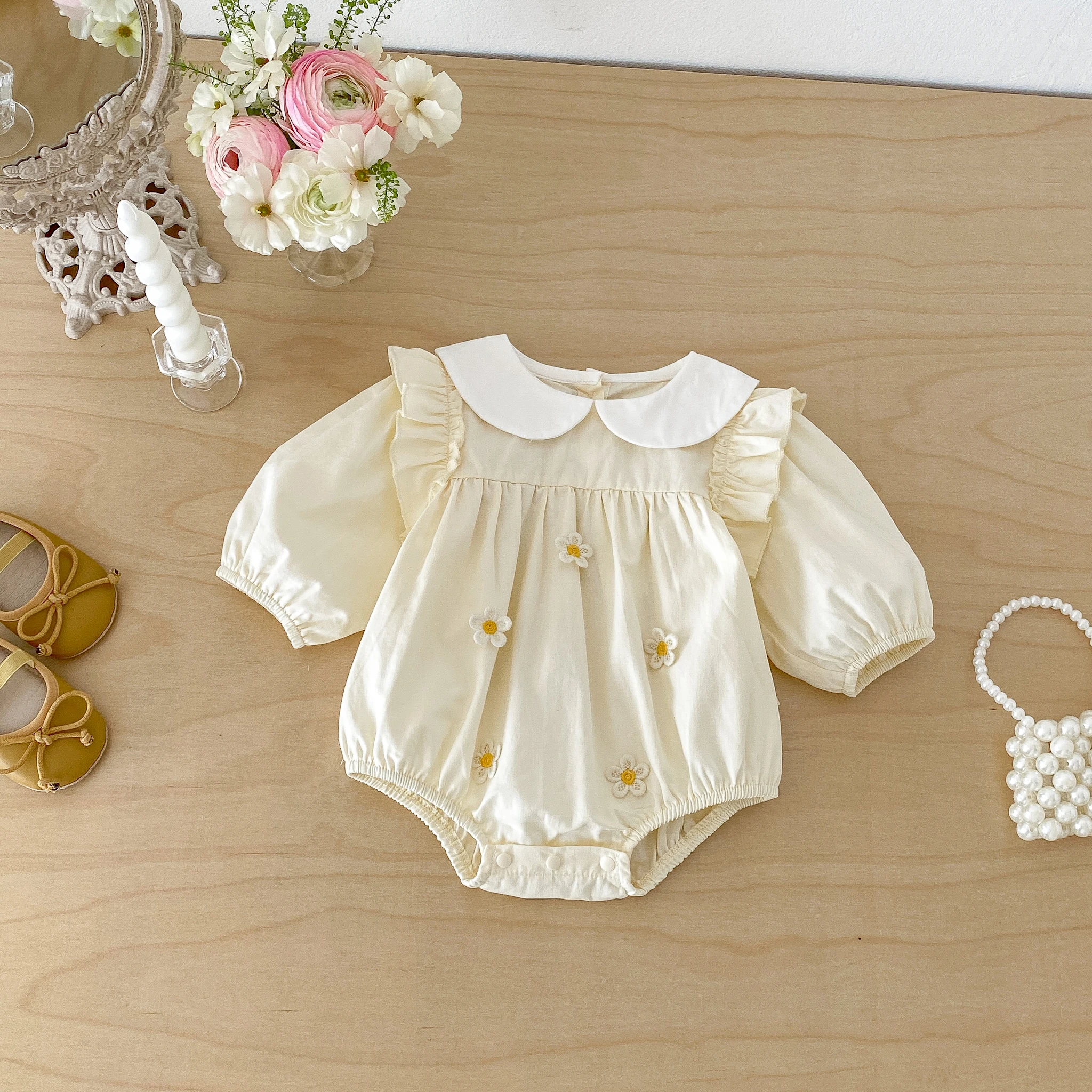novo-conjunto-de-outono-2026-para-bebes-meninas-macacao-de-manga-comprida-com-estampa-de-triangulos-vestido-fofo-de-peca-Unica-para-bebes