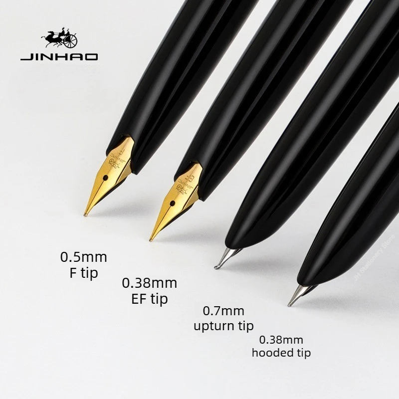 JINHAO 59 만년필 EF F 후드형 펜촉 만년필 고급스럽고 우아한 펜 필기용 PK 80 학교 사무용품 문구류 썸네일 6