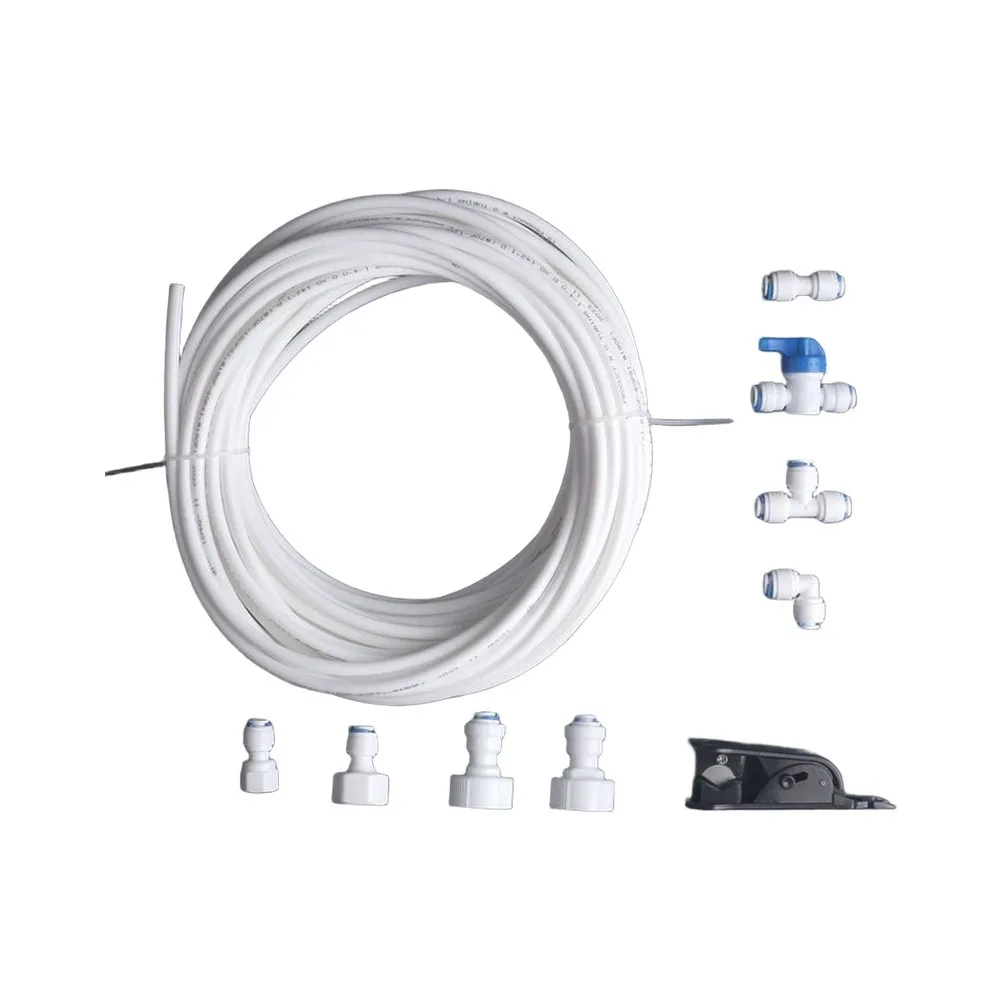 Household Water Filter Parts PE Pipe Connector Set For Clean Drinking Water High Density Polyethylene Flexible Tubing