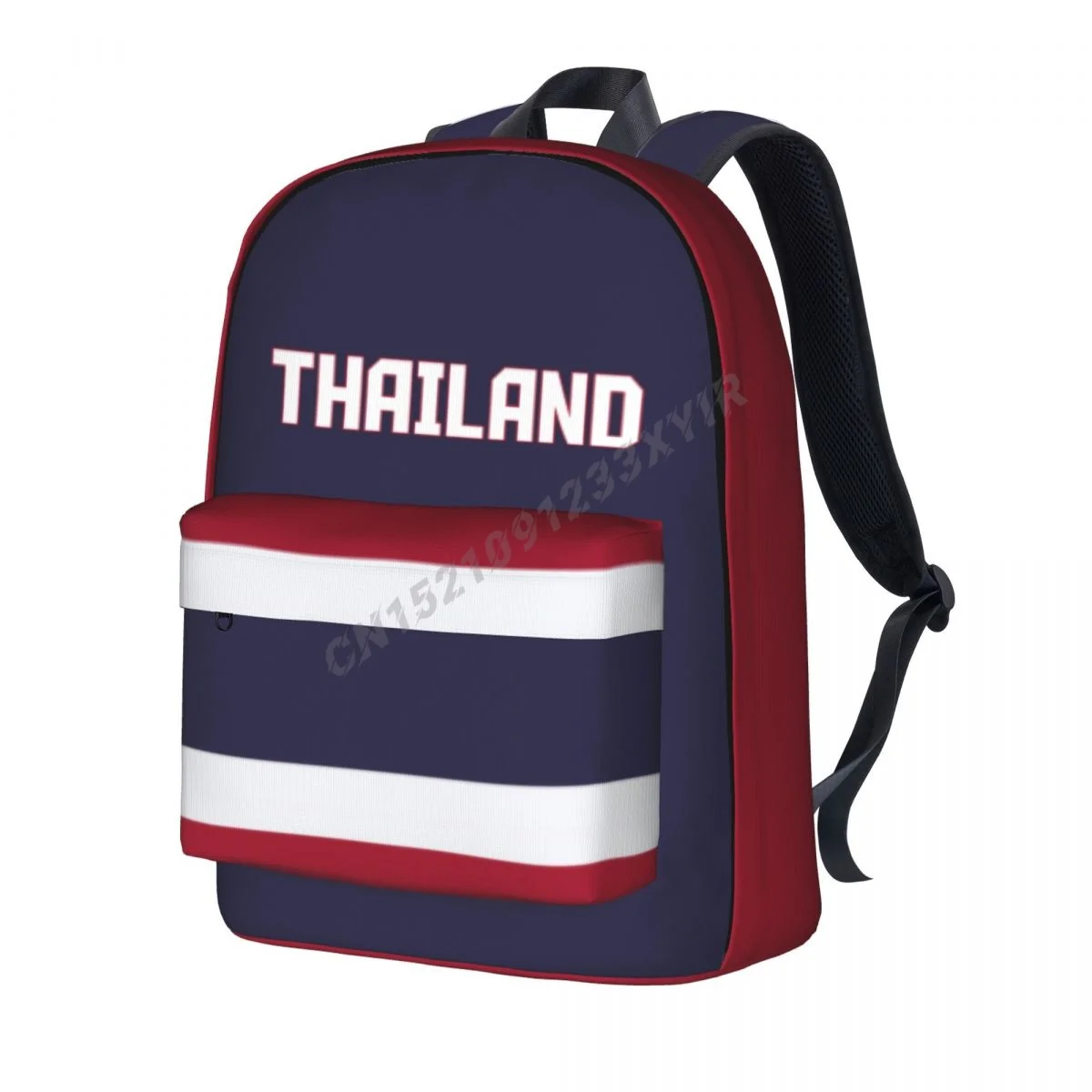 Unisex Rucksack Thailand Flagge Stitch Schultasche Messenger Bag Case Laptop Reisetasche Mochila Geschenk