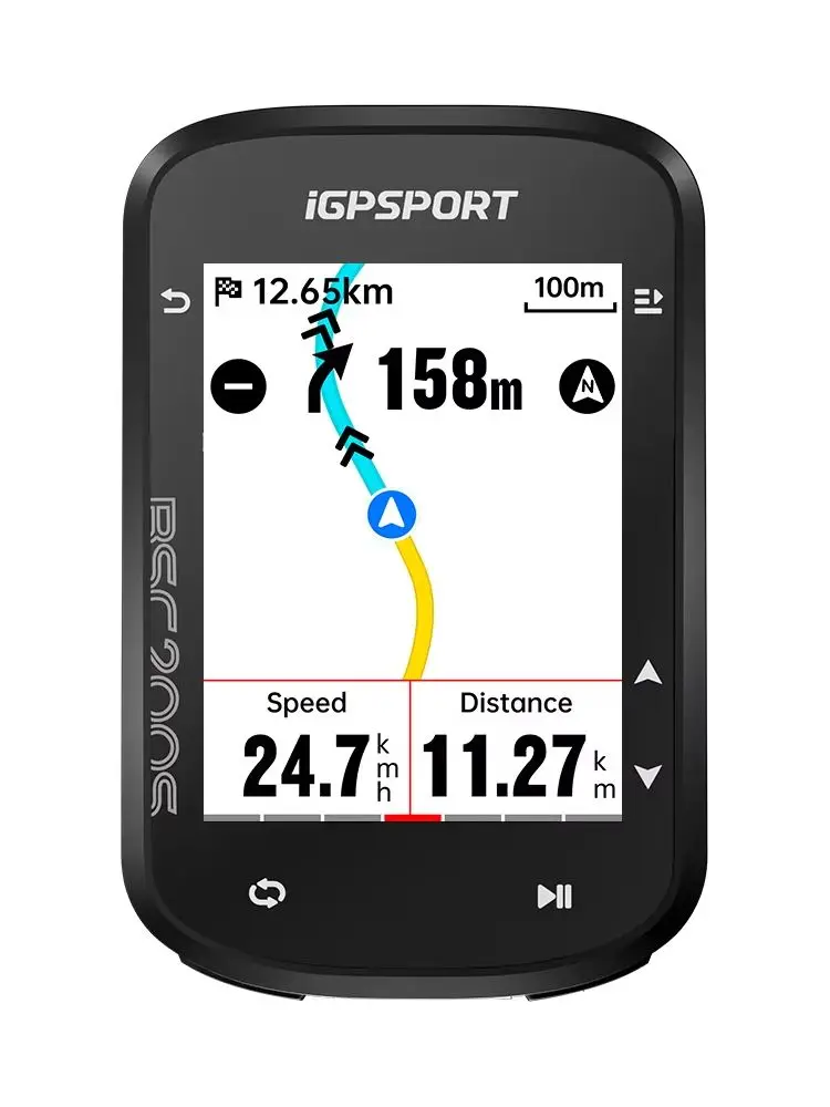 iGPSPORT BSC200S Kleurenscherm GPS Fietscomputer Routen Navigatie Draadloze Fiets Snelheidsmeter Fiets Kilometerteller - afbeelding 2