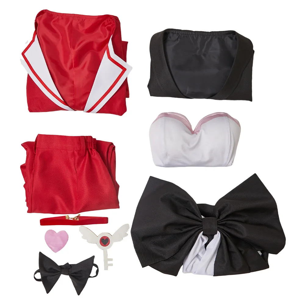 تلفزيون الجحيم نان تأثيري الملاك الغبار السراويل قميص الملابس للنساء الكبار حفلة تمويه هالوين زي كرنفال الزي الدعاوى #6