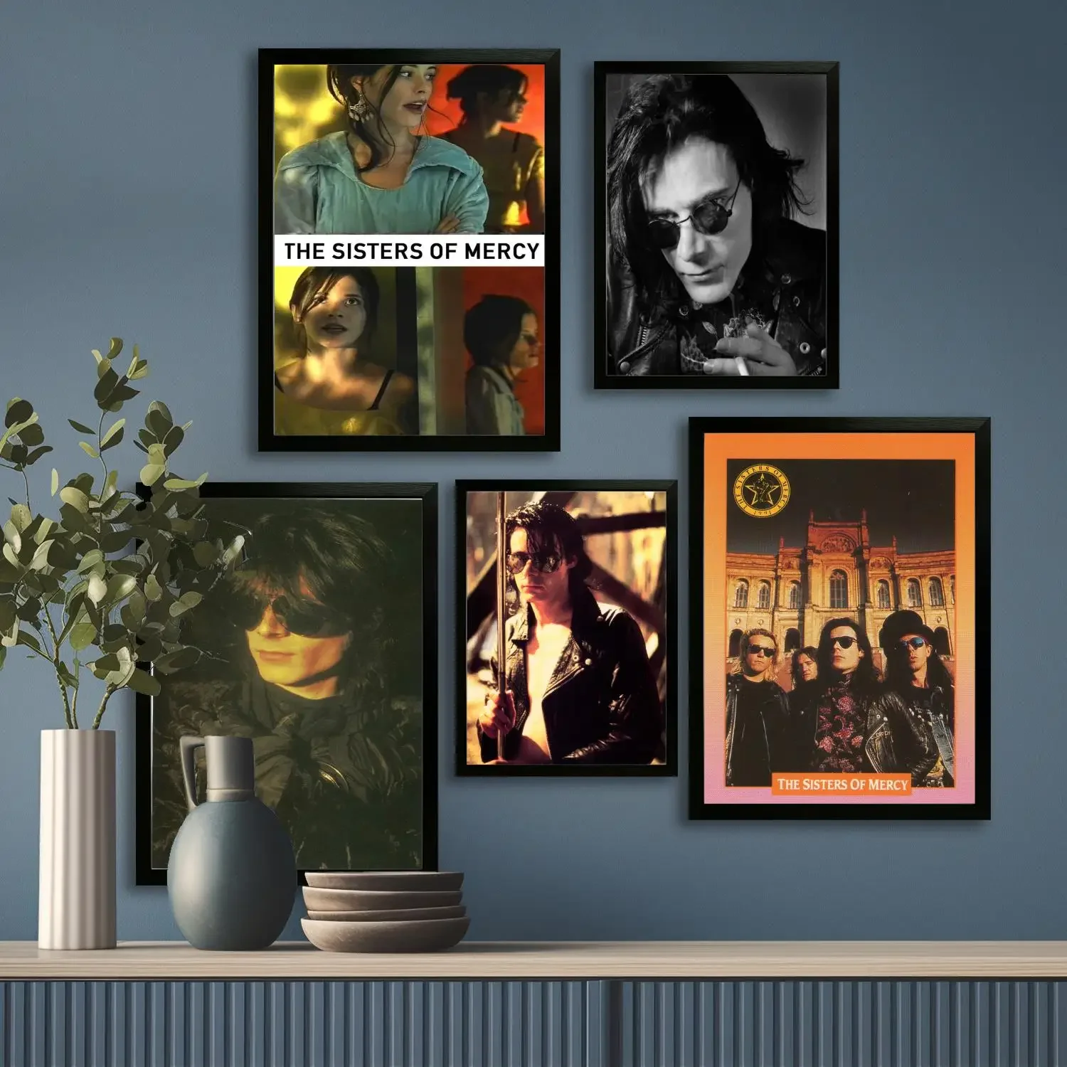 The Sisters of Mercy Canvas Art Poster and Wall Art, Picture Print, Modern Family, Bedroom Decor, Posters,Decorative painting