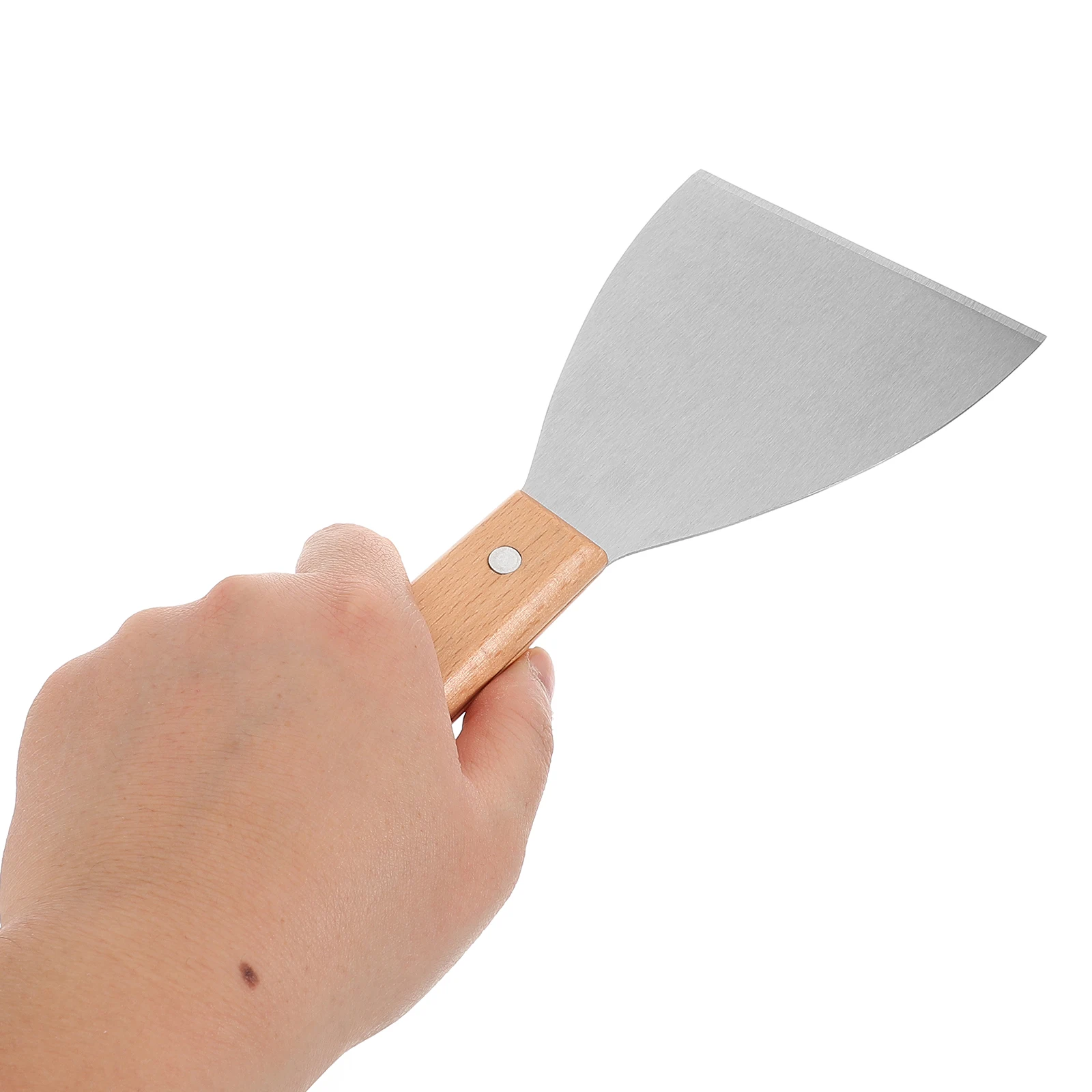 

2Pcs Stainless Steel Griddle Spatula Set Long Bbq Scraper Burger Turner Pancake Flipper Cooking Tools Restaurant Spatula