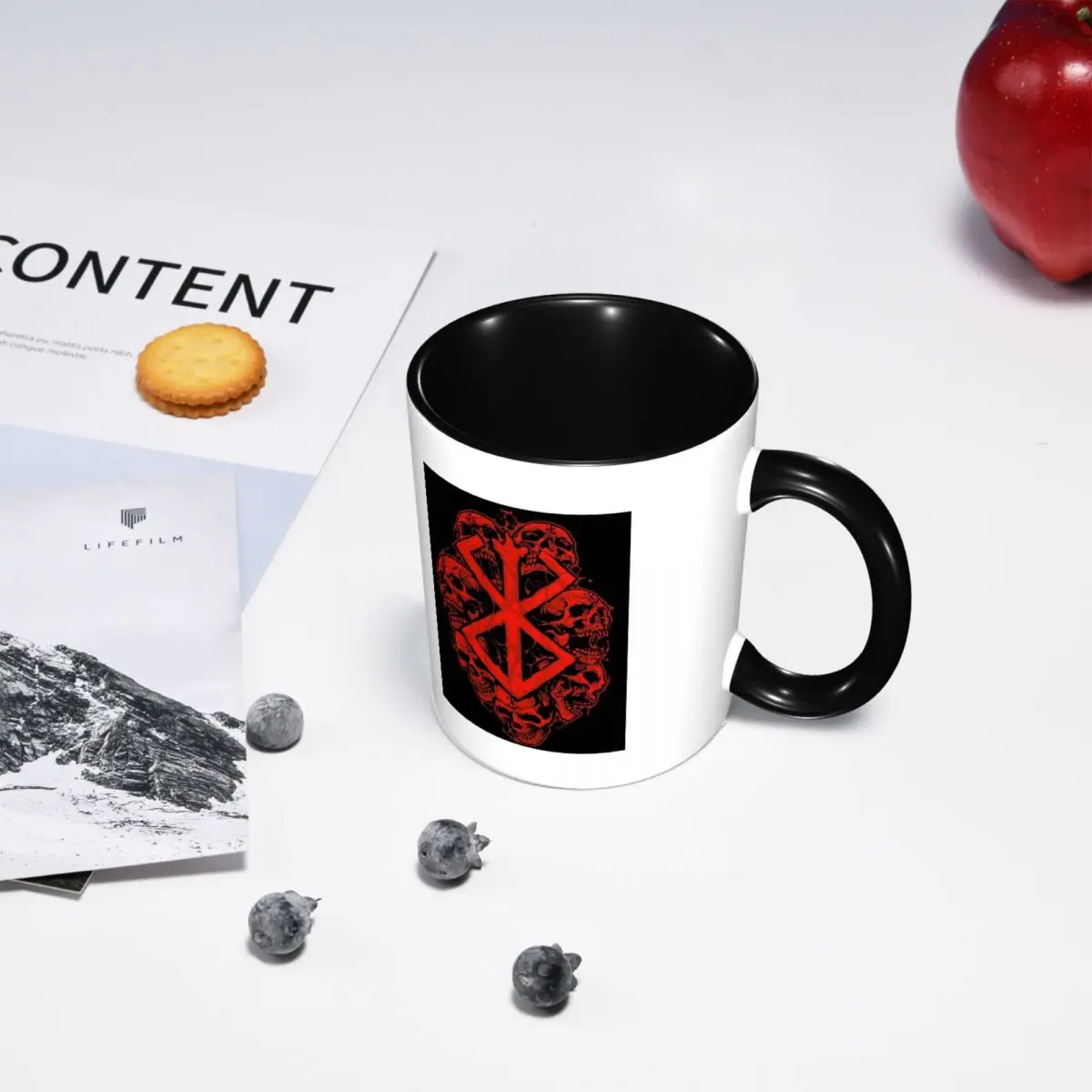 Berserk Sacrifice Mark Demon Sword And Magic Mug Funny Ceramic Coffee Cups Tea Mugs Milk Cup Drinkware Gifts for Woman Man