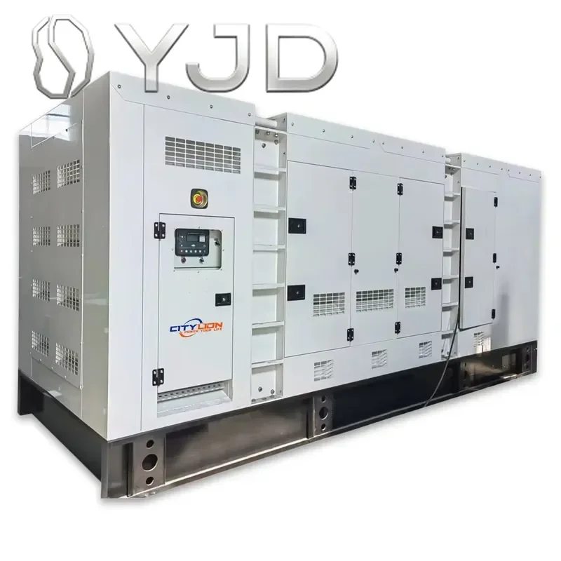 Custom Standby Silent Generator 563 KVA 450 KW 60Hz ATS 230V/240V/480V Remote Area 100% Efficiency Auto Start