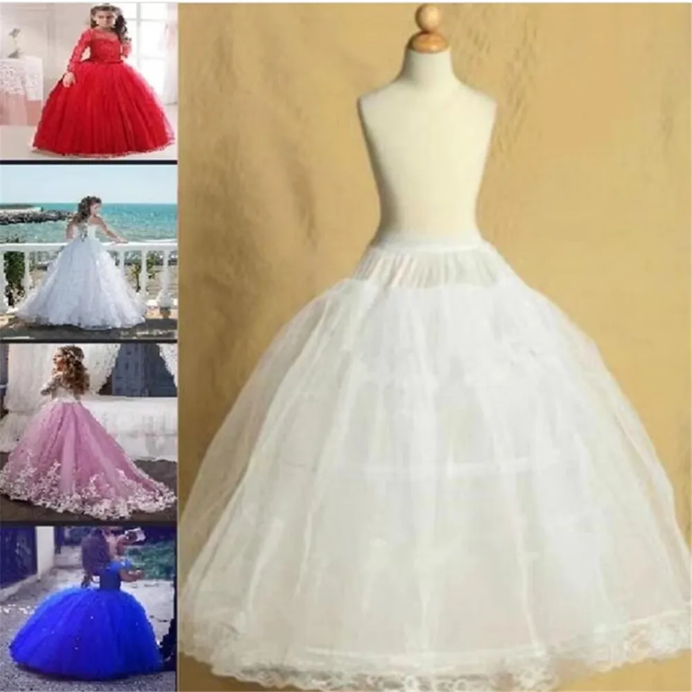Flower Girls Petticoat Underskirt Cosplay Party Children kids Lolita Ballet Tutu Skirt Enaguas Sottogonna Mini