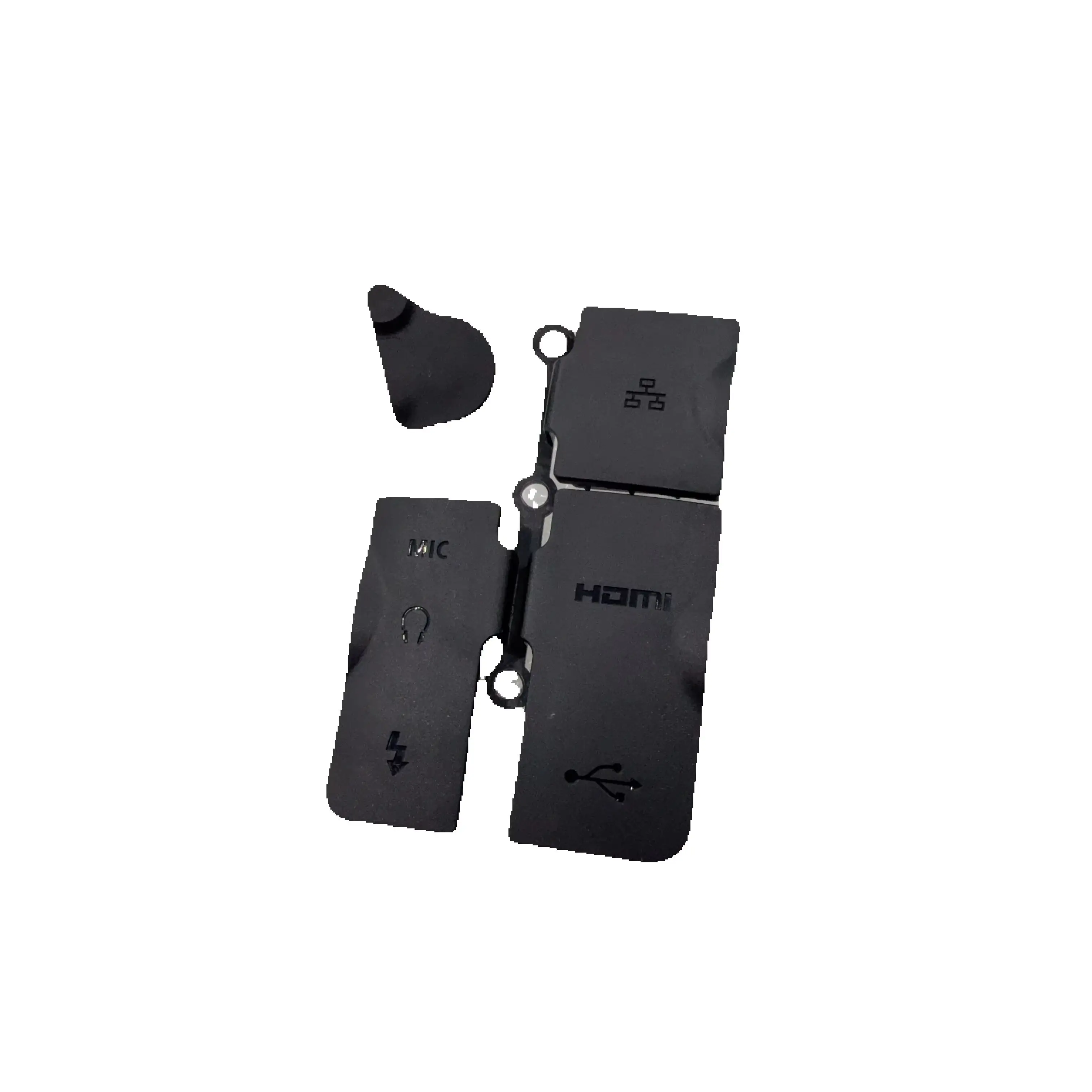 NEW USB MIC AV OUT HDMI Interface Rubber Cover Door For Canon EOS-1DX2 1DX2 1DXII 1DX Mark II Replacement Part