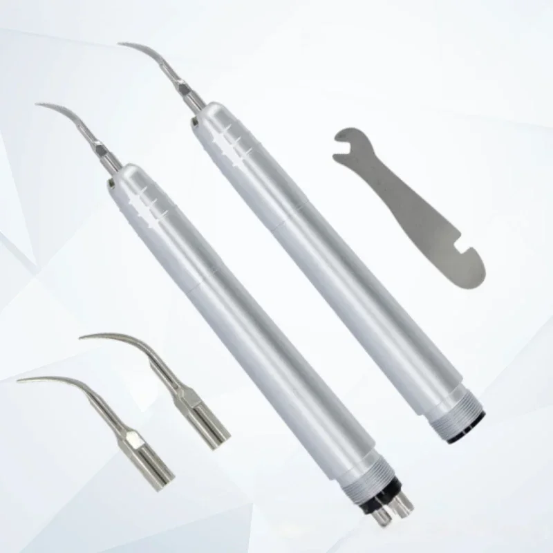 2/4 Holes Dental Ultrasonic Air Scaler Handpiece 3 Tips Air Scaling  with Wrench Teeth Whitening Tools Dental Tools