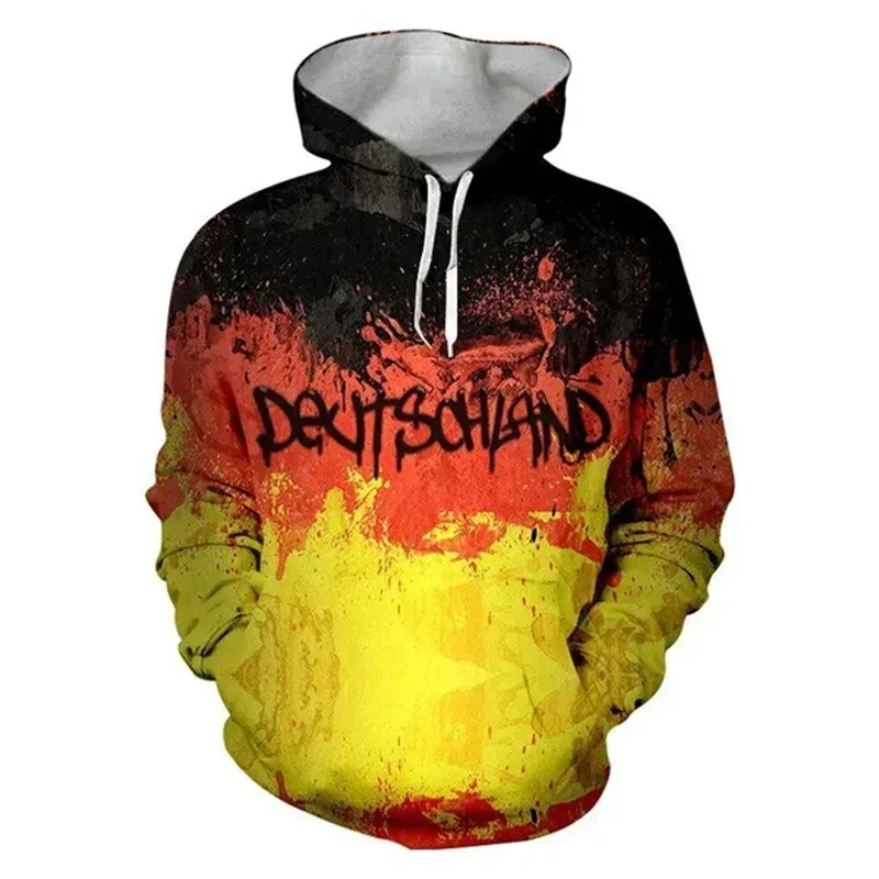 Neueste 3d deutschland land flagge gedruckt Hoodies Mode Kind Kinder lustige Streetwear coole Herbst Sweatshirt Langarm Pullover