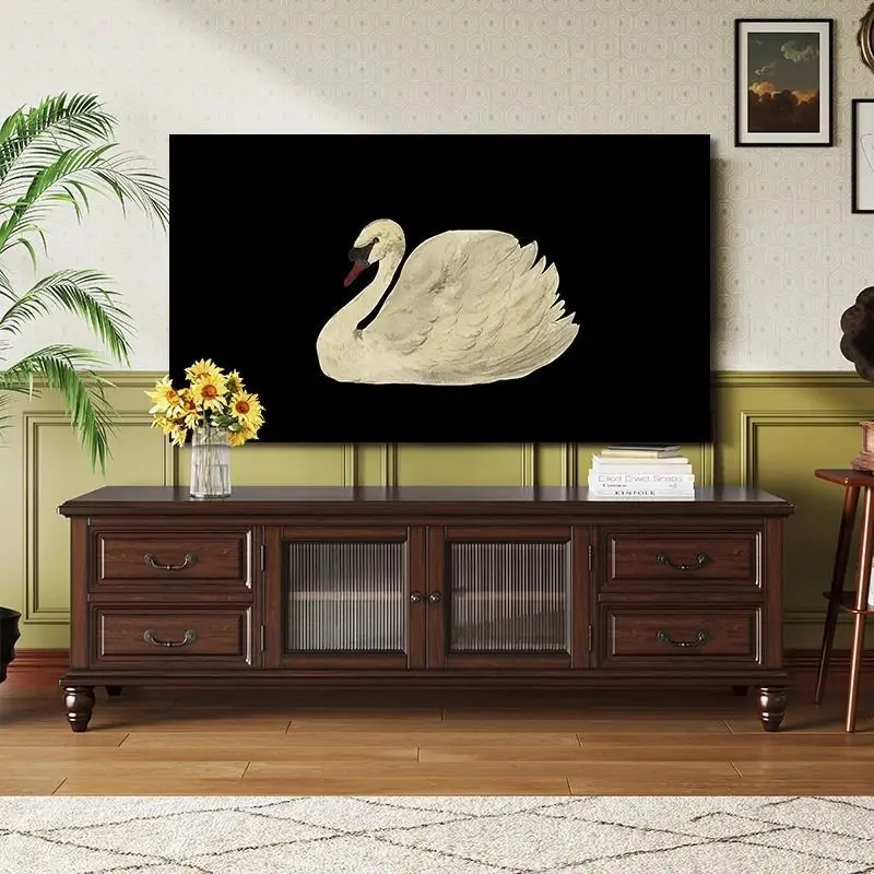 

Simple Modern TV Cover New Design Dustproof Sunproof Monitor Dust Cover for 30-85 inch LCD TVs Wall-MountedDesktop Universal Fit