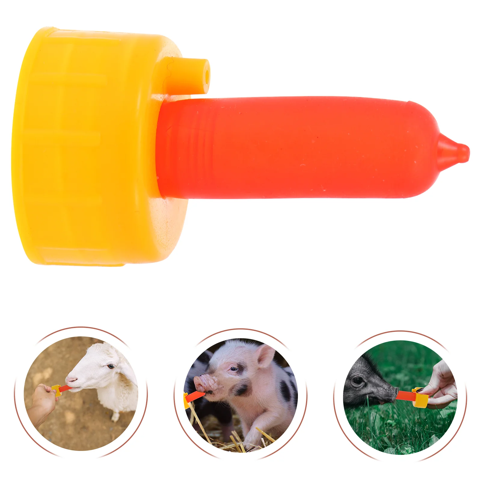 

10 Pcs Breastfeeding Device Goat Pacifier Baby Newborn Bottles Plastic Lamb Nipple
