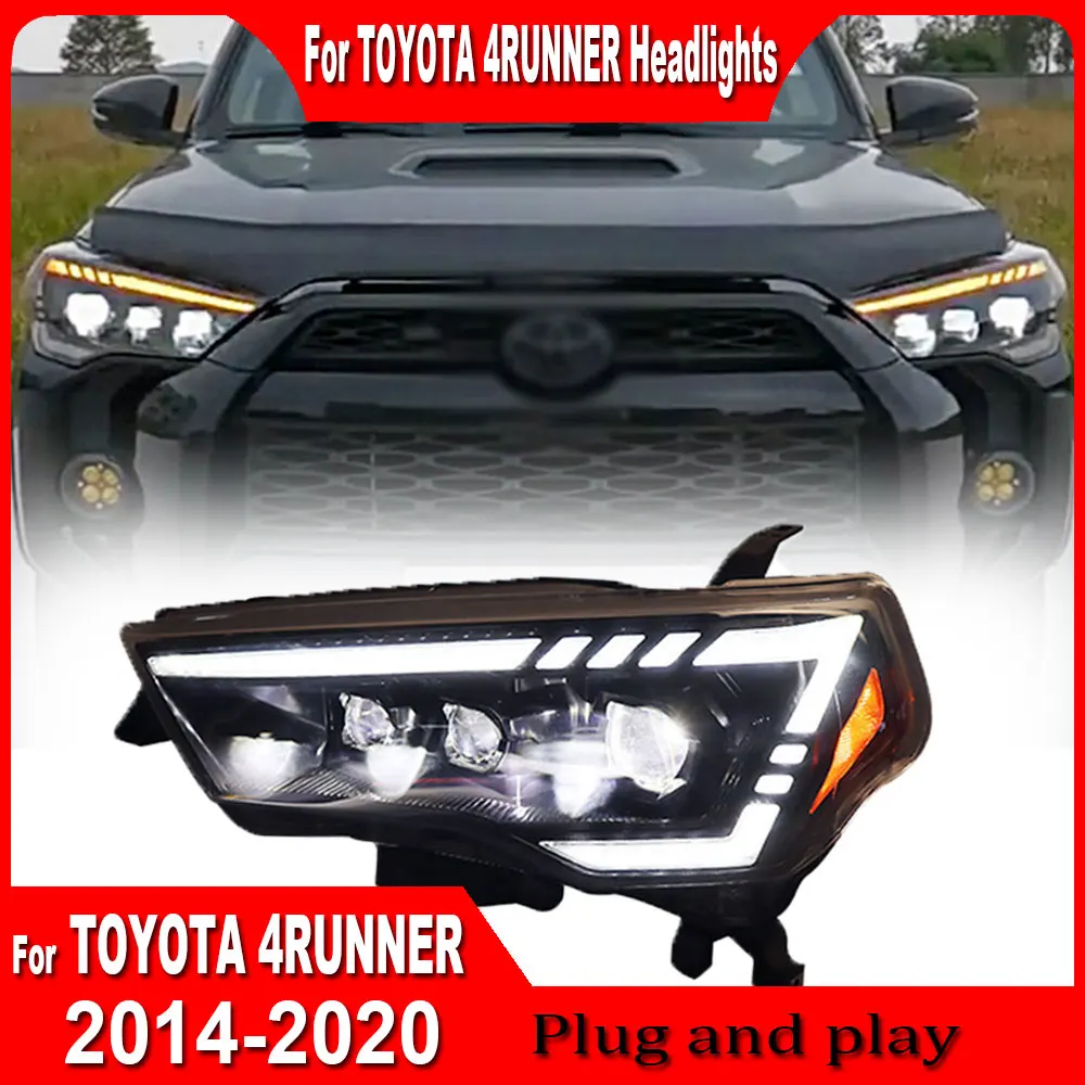 

Car Lights for Toyota 4Runner LED Headlight 2013 2014 2015 2016 2017 2018 2019 2020 4Runner Head Lamp Accessories Plug and play