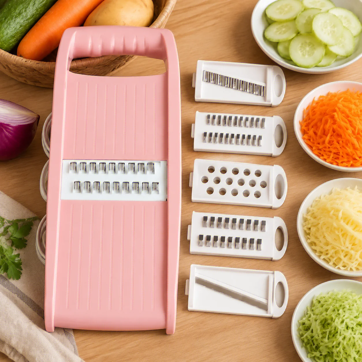 

Multifunctional Vegetable Cutter, Kitchen Chopper Slicer and Dicer for Fruits and Vegetables