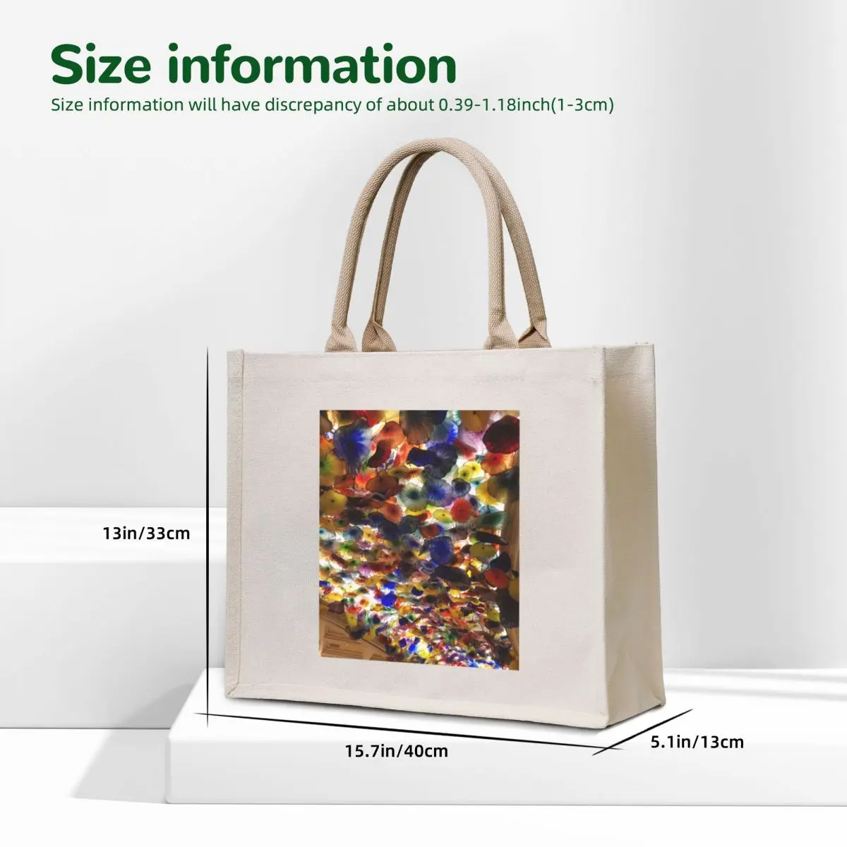 Ceiling Art by Chihuly at the Bellagio in Las Vegas, Nevada Tote Bag tote bag Women bags large tote bag Gift bags