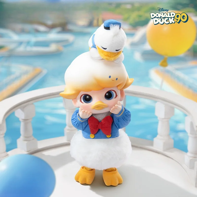 New Genuine Dimoo Donald Duck 1/8 Movable Figure Cute Dimoo Duck Design Collectible Models Table Top Decoration For Xmas Gift