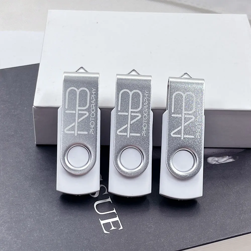 โลหะ 100 ชิ้นฟรีโลโก้ Pendrive 32 กิกะไบต์ 64 กิกะไบต์ 128 กิกะไบต์ปากกาแฟลช usb 2.0 memory stick กันน้ํา usb แฟลชไดรฟ์ cle usb 16GB 8GB