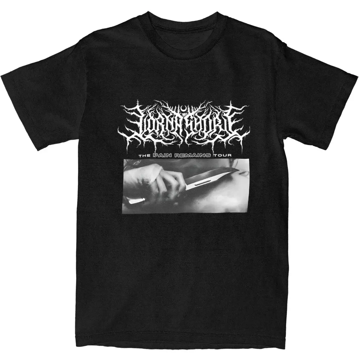 

Lorna Shore T Shirt Men's USA Music Band Y2K Casual Pure Cotton T Shirts Summer Crew Neck Hip Hop Tees Oversize Clothing