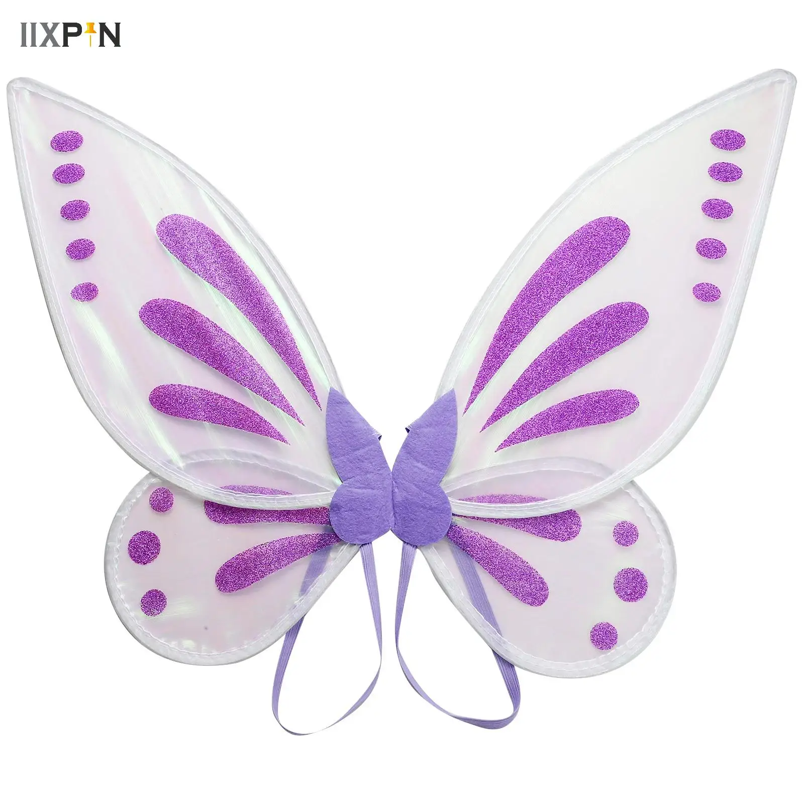 Gradient Butterfly Fairy Wings Kid Fairy Accessory Shiny Wings Fairy Angel Wings Favor Dance Stage Performance Party Props