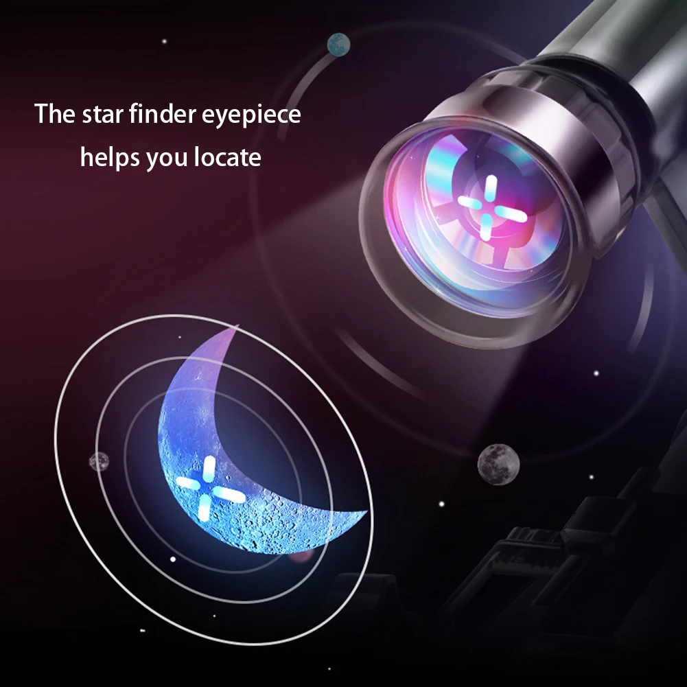 Professional Astronomical Telescope Powerful Monocular Portable HD High Magnification Moon Space Planet Observation Gifts