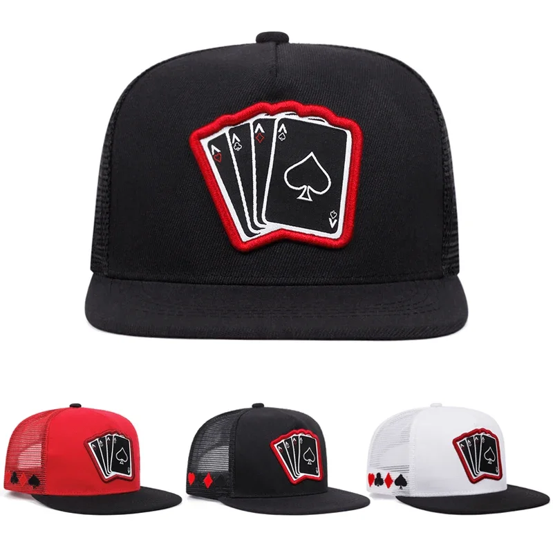 chapeu-de-aba-reta-bordado-com-o-simbolo-de-um-jogo-de-cartas-de-poquer-modelo-moderno-para-homens-chapeu-de-beisebol-chapeu-de-hip-hop-chapeu-casual-feminino-chapeu-decorativo-para-proteger-do-sol
