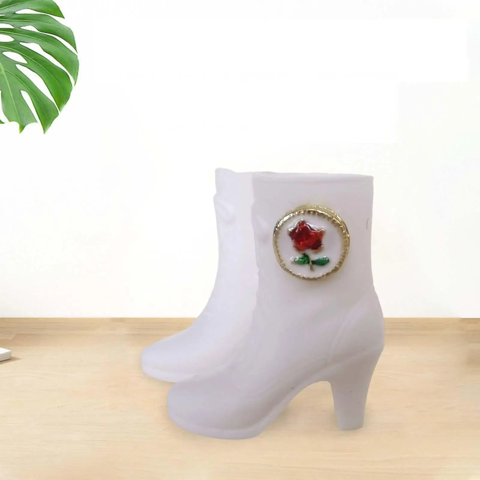 Miniature Figure Shoes ABS Plastic Boots High Heels Doll Accessories for 1 6 Scale BJD Action Figures