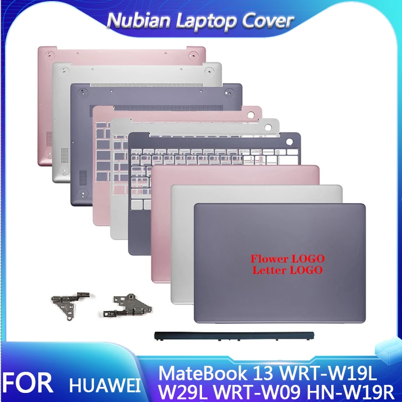 NEW For HUAWEI MateBook 13 WRT-W19L W29L WRT-W09 HN-W19R LCD Back Cover/Hinges Cover/Palmrest/Bottom Case Laptops Case