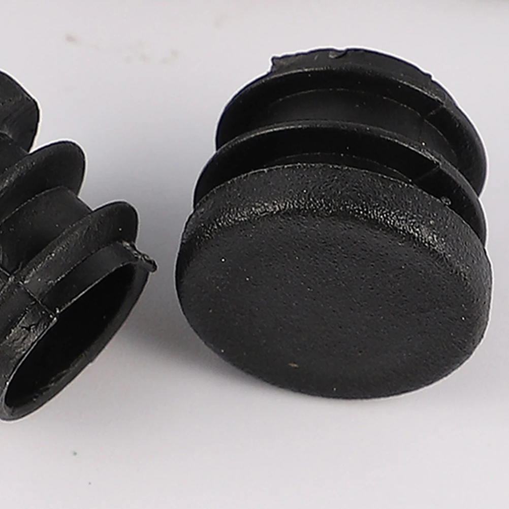 

100pcs Plastic Round Plugs Wear-Resistant Furniture Leg Inserts Dust-Proof Chair Leg Plugs Blocker Caps Easy Install