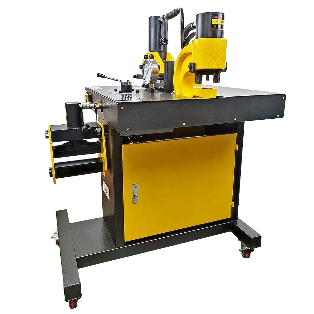 

Threeinone Hydraulic Punching Bending Cutting Bus Bar Processing Machine