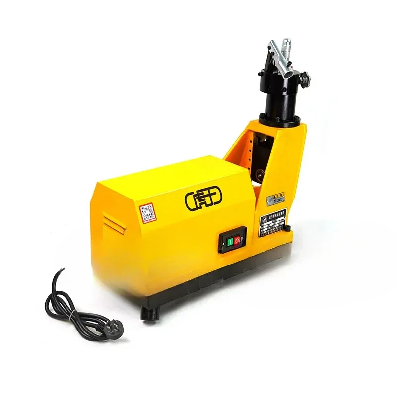 2-8 inches iron Tube 220v / 380v Stainless Steel Pipe Electric Hydraulic Tools With Roller Rolling Slotted Grooving Machine