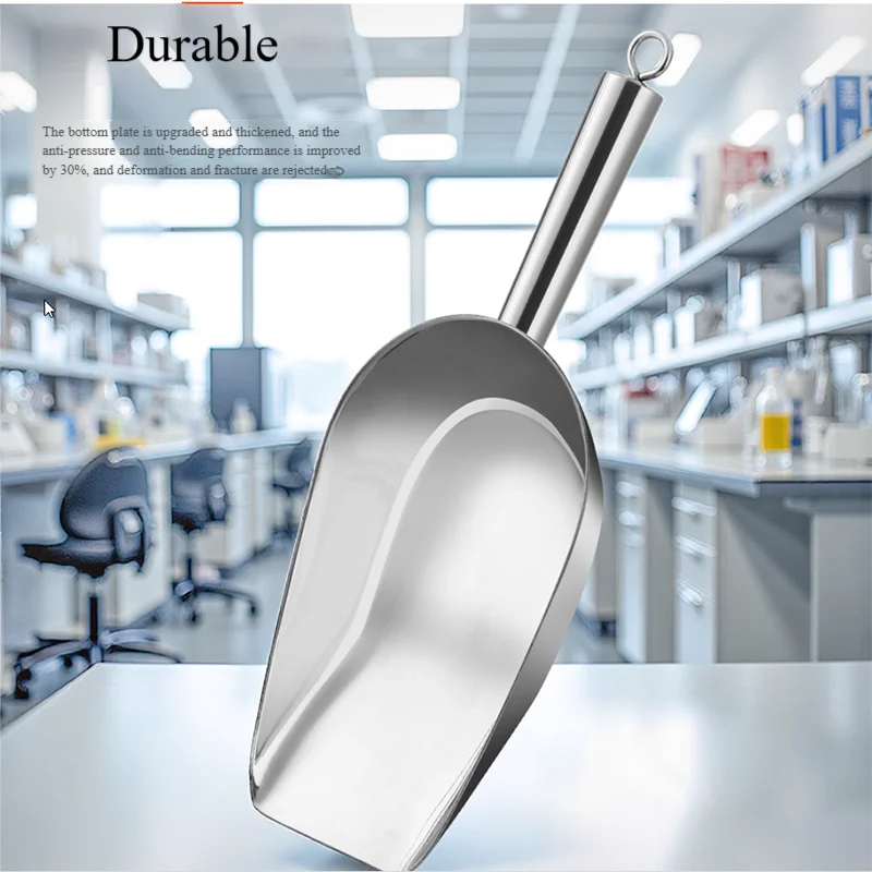 Thickened stainless steel sampling shovel large, medium and small sampling shovel solid sampling shovel ice shovel powder sample