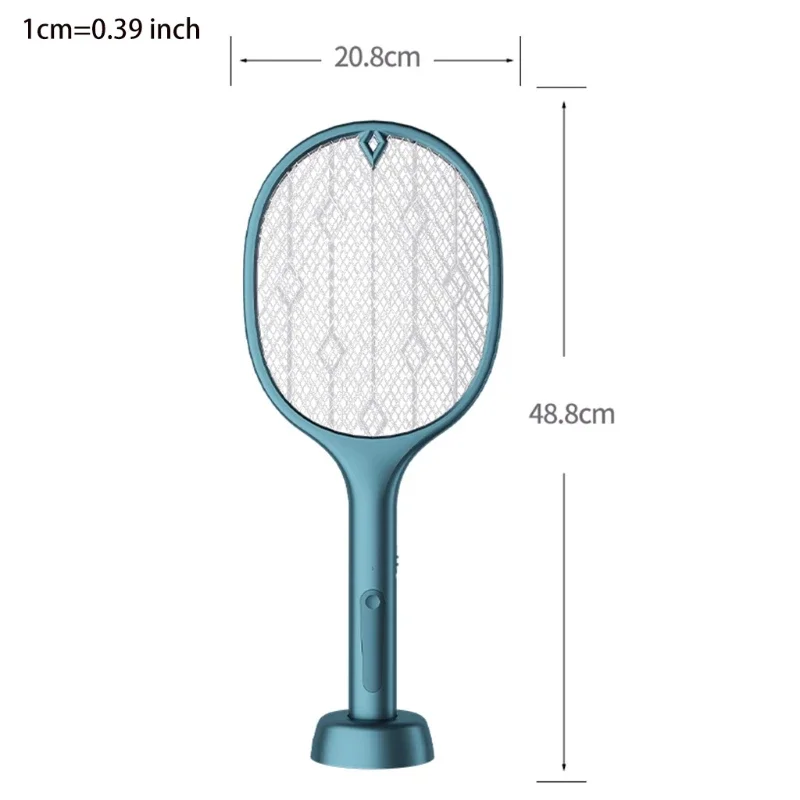 Imagem -06 - Swatter Fly Elétrico Recarregável Usb Zapper Elétrico em Lâmpada e Raquete de Mosquitos 3000v Mesh para Casa e Exterior