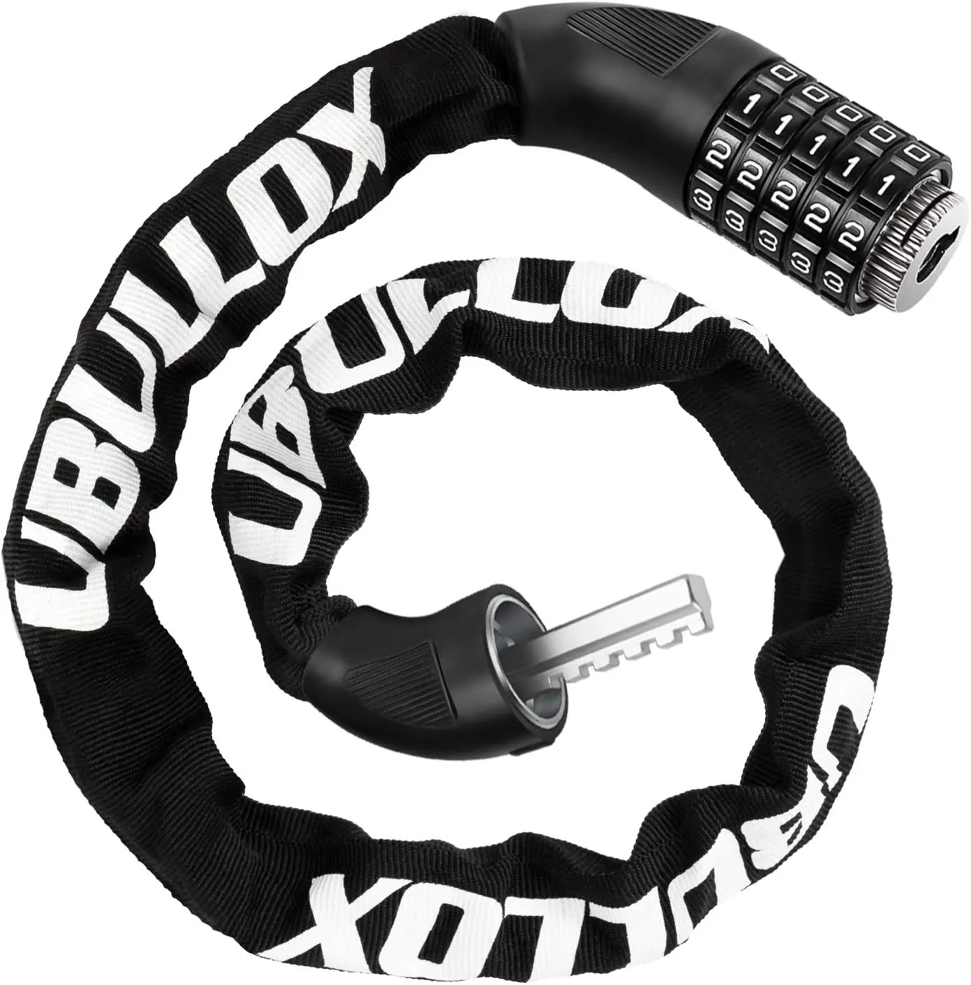 

Bike Chain Lock 3FT 5-Digit Combination Bicycle Lock with Resettable Steel Chain for Bicycle Motorcycle Scooter Gate Fence