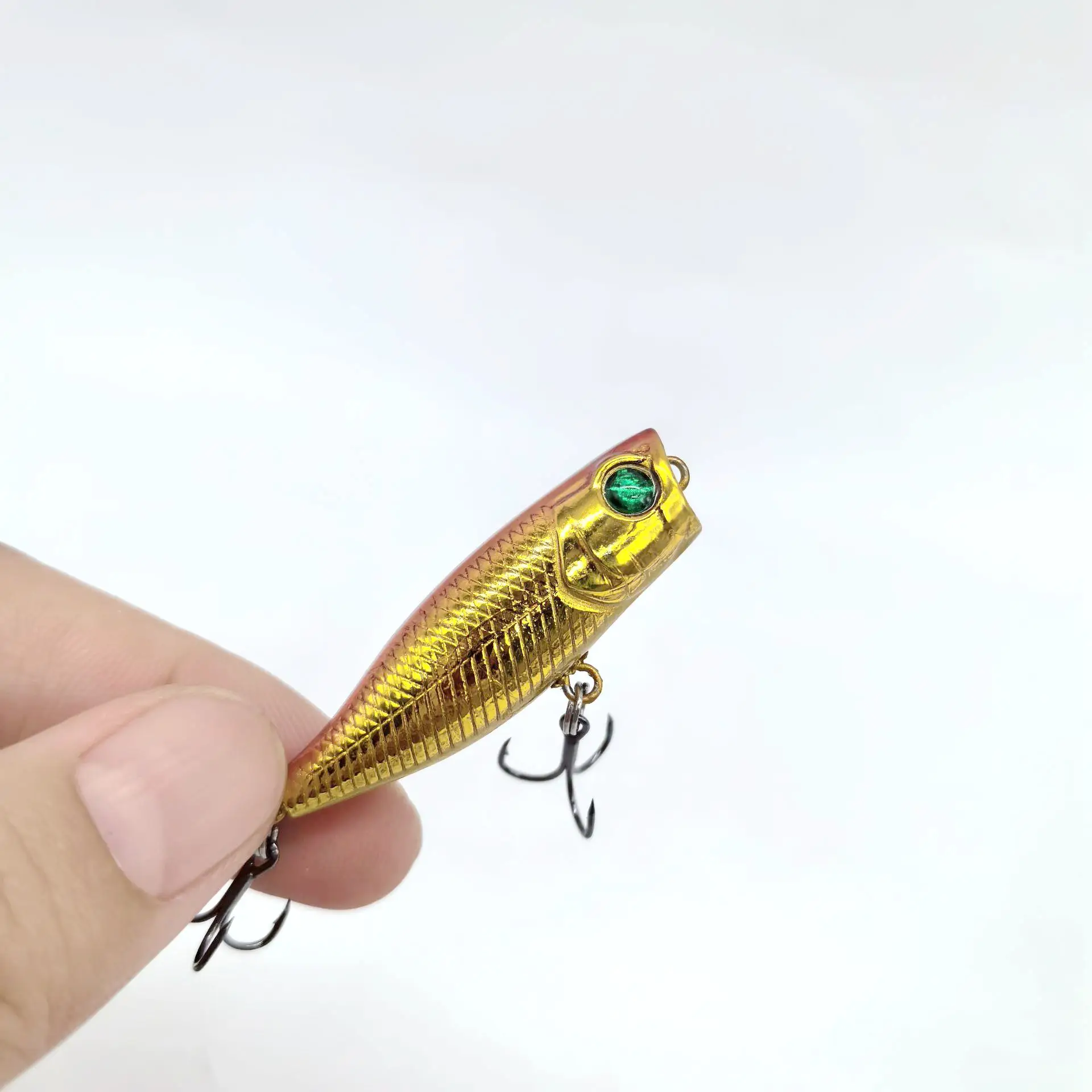 DUODUOYU 1PCS mini Popper Hard Bait Fishing Lure 3.5g/45mm Crankbait Wobbler Tackle Isca Poper Floating Top Water pike Lures