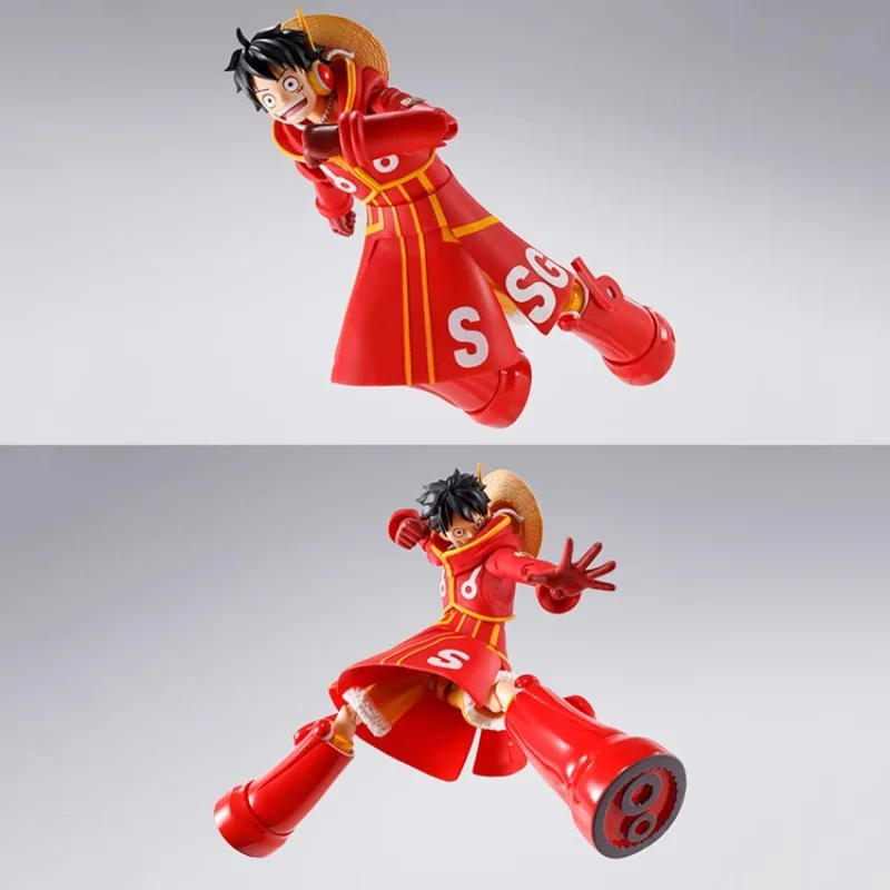 Bandai Genuino SHF ONE PIECE Monkey D Rufy -FUTURE ISLAND EGGHEAD- Anime Action Figure Da Collezione Modello Giocattoli Regalo Per Bambini