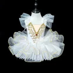 Witte Zwaan Ballet Tutu Meisjes baby Kind Ballerina Prinses Partij Dans Kleding Kid Peuter Ballet Kostuum Turnpakje Ballet Jurk
