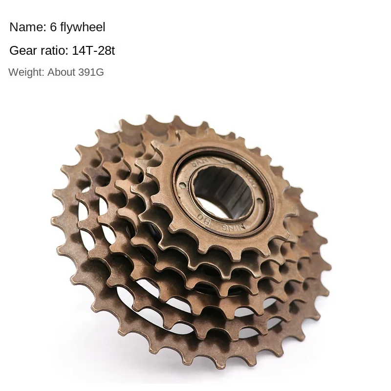 1Pcs 6 7 8 Disc Mountain Bike Rotary Flywheel Gear 21-18-24 Speed Sprocket Cycling Fitting Bicycle