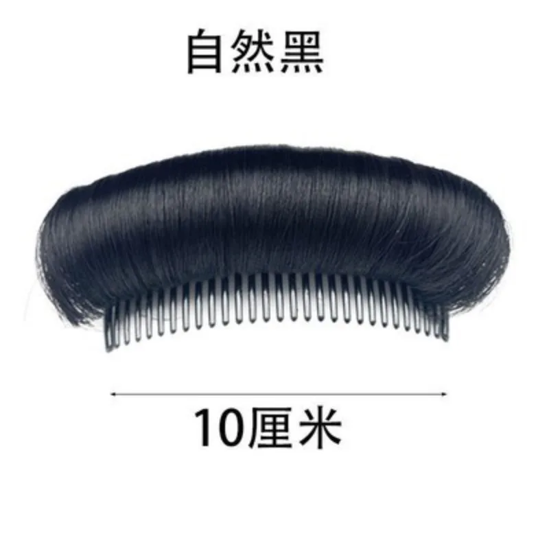 وسادة شعر مستعار جذور شعر مستقرة تكثيف الألياف إدراج مشط قاعدة الشعر رقيق الإسفنج كليب كعكة لتقوم بها بنفسك أداة تصفيف الشعر للنساء