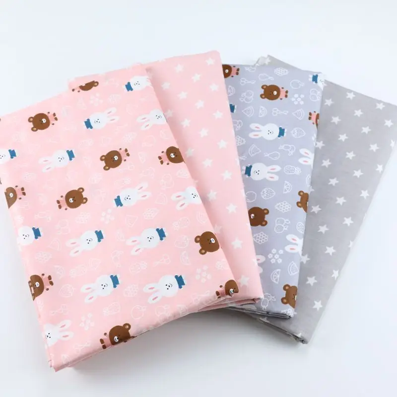 Child Clothing DIY Sewing Quilted Dormitory Decoration Baby Smock Cotton Fabric Print Animal Fabric Other Fabric Plain