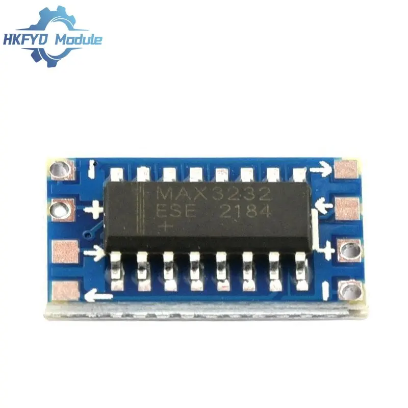 5PCS Mini RS232 MAX3232 Level to TTL Level Board Converter Adaptor Module 