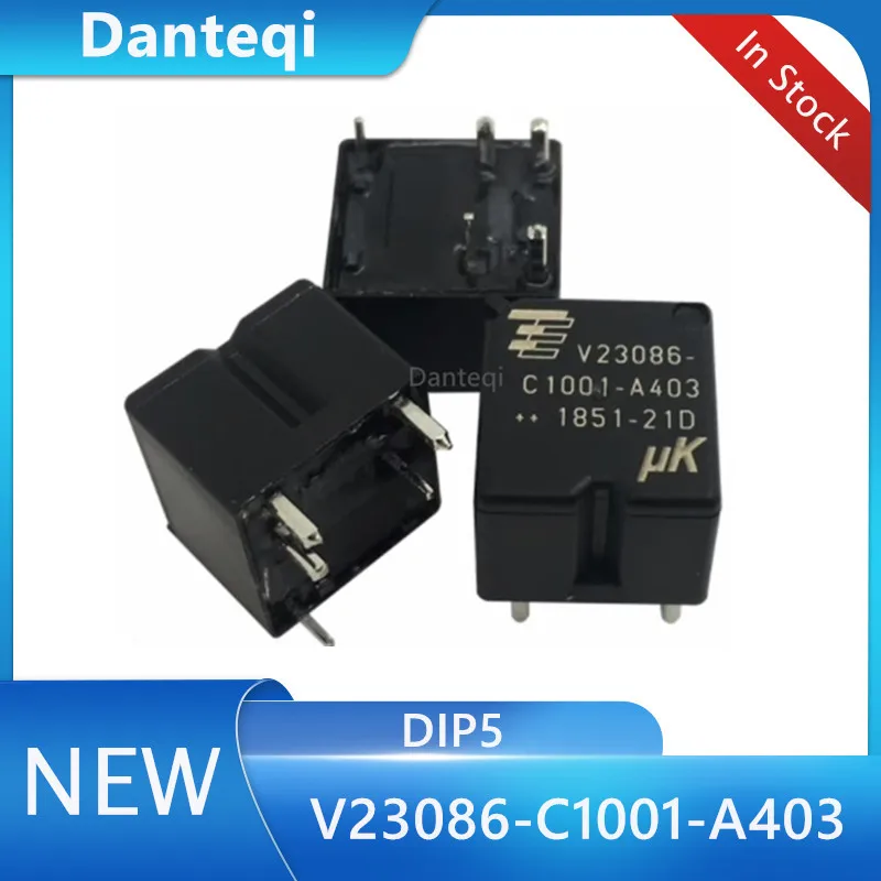 10pcs/lot V23086-C1001-A403 V23086- C1001-A403 V23086C1001A403 Car Relay 12VDC 30A Automotive Relay DIP5Pins