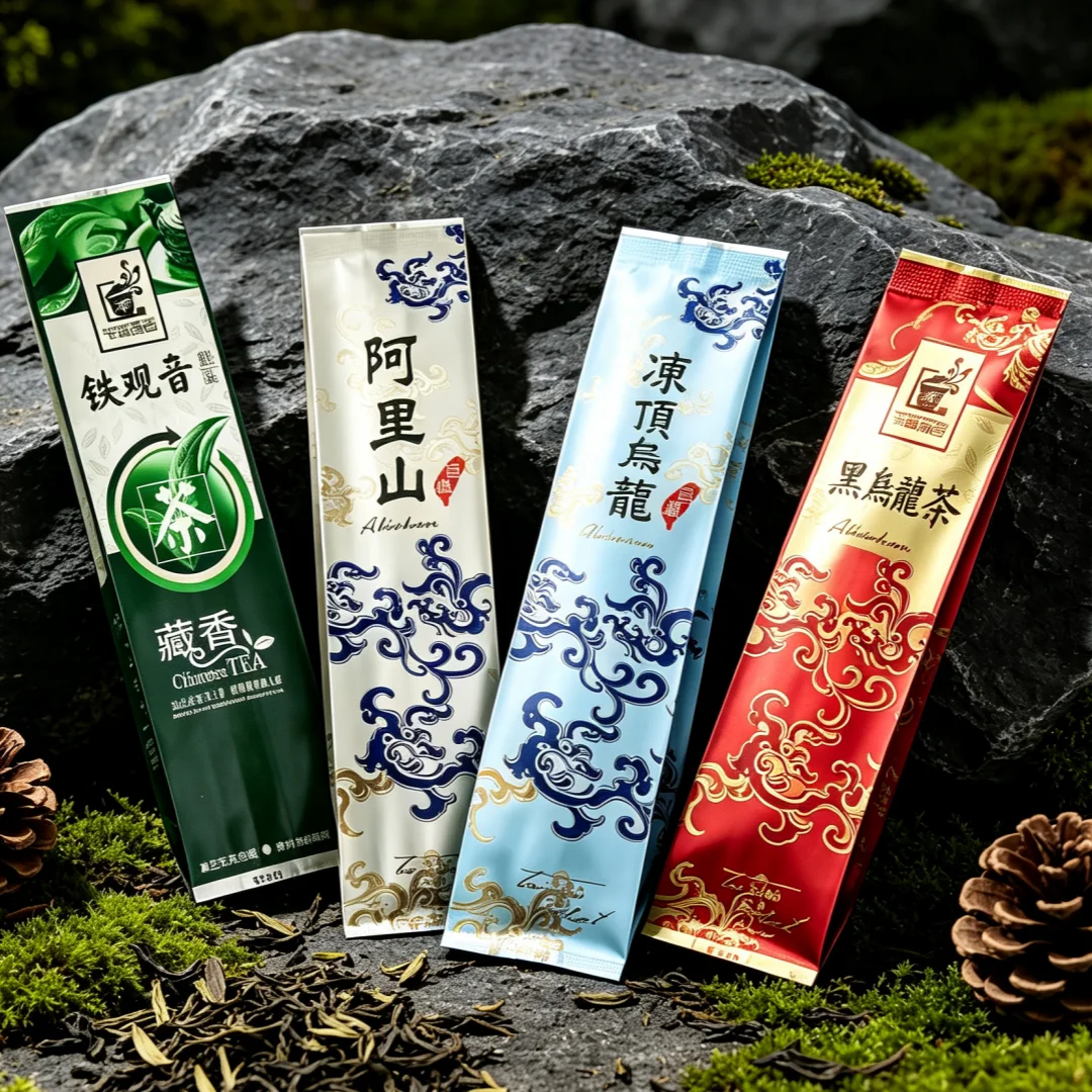 250g Tieguanyin tea Bag Packaging Bags Chinese Tie Guan Yin tea Sealed bag Alishan Dongding Ginseng Black oolong tea Packing Bag
