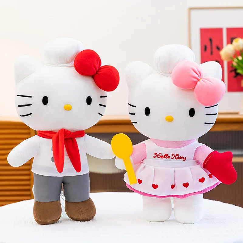 Brinquedo de Pelúcia Grande de Gato KT de 40/70cm, Boneca de Gato para Crianças, Presente de Aniversário e Natal para Meninas, Boneca Macia para Bebês