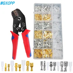 Crimp Terminal,2.8/4.8/6.3mm,Female and Male,Wire Connector,Electrical Terminals,Cable Connectors Block,Terminal Pliers SN-48B