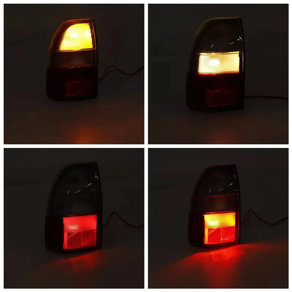 اليسار الأيمن سيارة الجانب الخلفي ضوء في مؤشر أحمر واضح لميتسوبيشي L200 MK3 1995-2006 مصباح إشارة أضواء السيارة الملحقات #3
